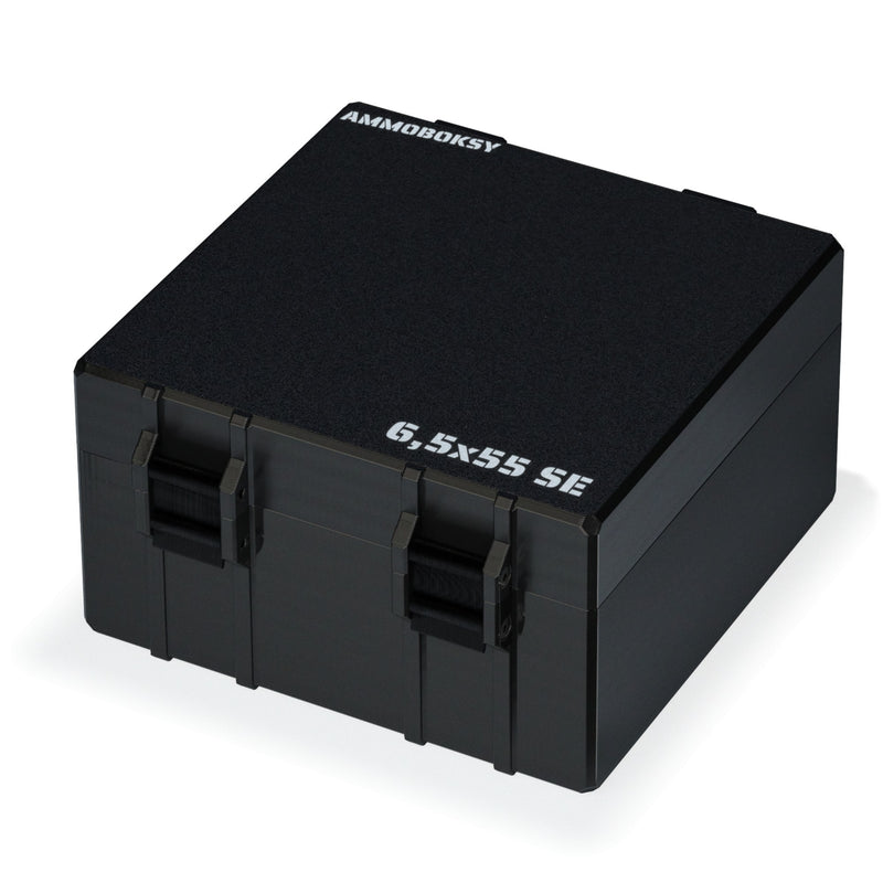 Pudełko na amunicję 6,5x55 SE na 100 szt. – Black