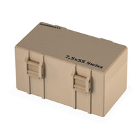 Pudełko na amunicję 7,5x55 Swiss na 50 szt. – FDE