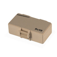 Pudełko na amunicję 9mm 9x19 na 50 szt. – FDE