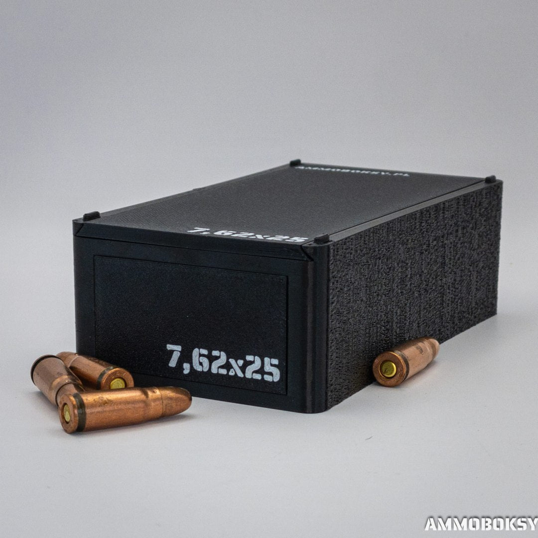 The Stack S 7,62x25 Pudełko na amunicję na 50 szt.