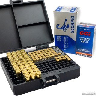 Pudełko na amunicję .22LR + 9mm COMBO