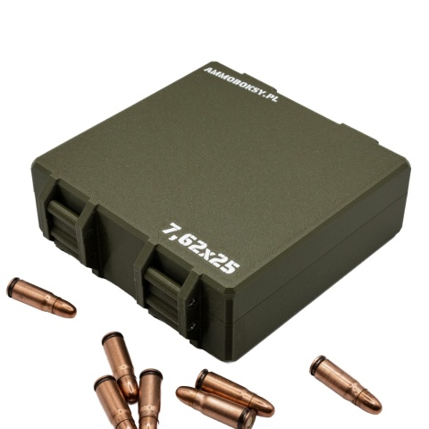 Pudełko na amunicję 7,62x25 na 100 szt.
