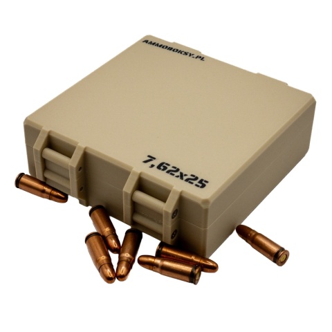 Pudełko na amunicję 7,62x25 na 100 szt.