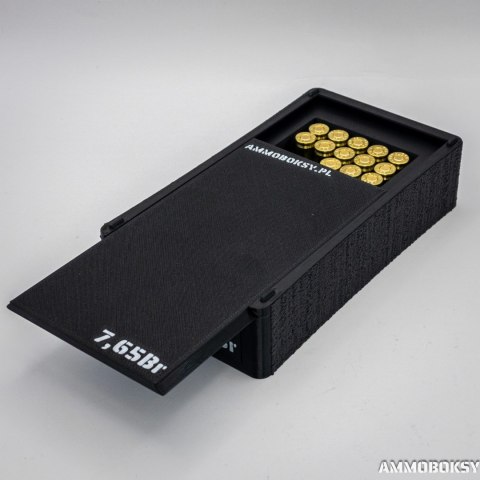The Stack S 7,65 Browning / .32 AUTO Pudełko na amunicję na 50 szt.